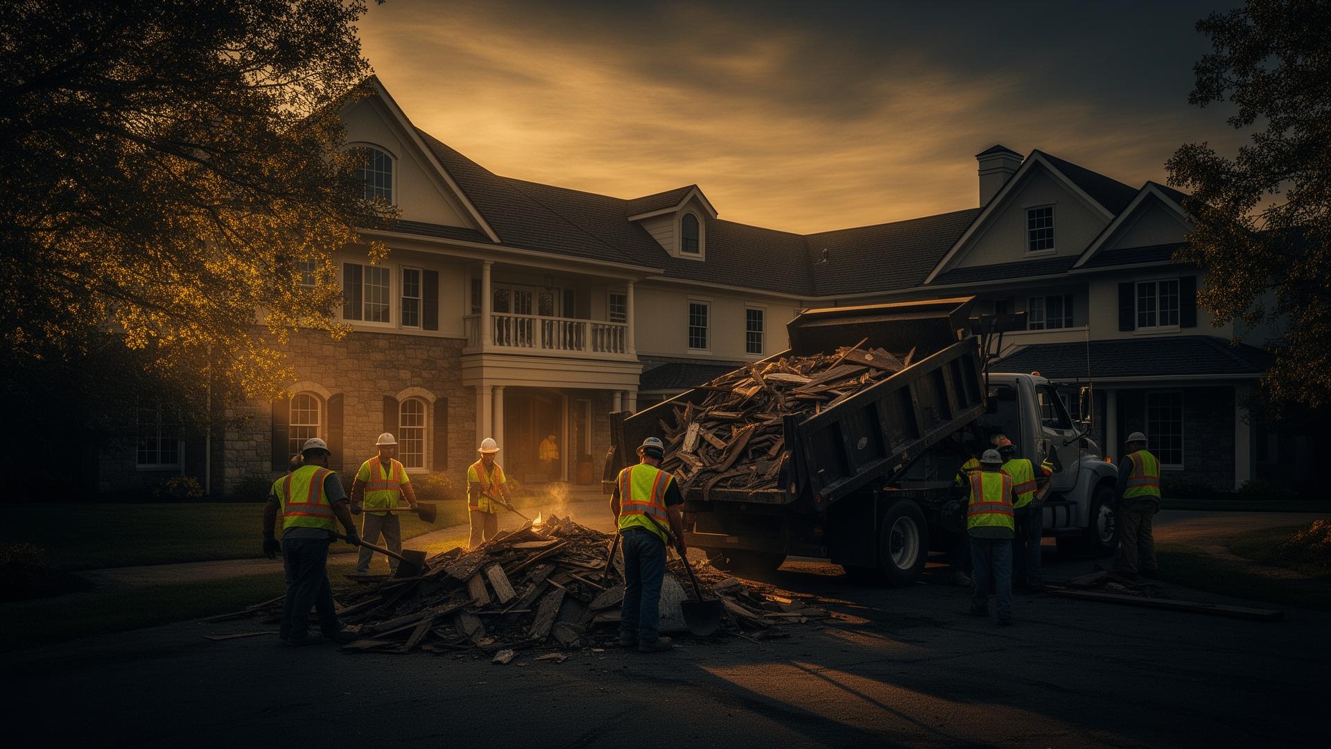 Property maintenance crew